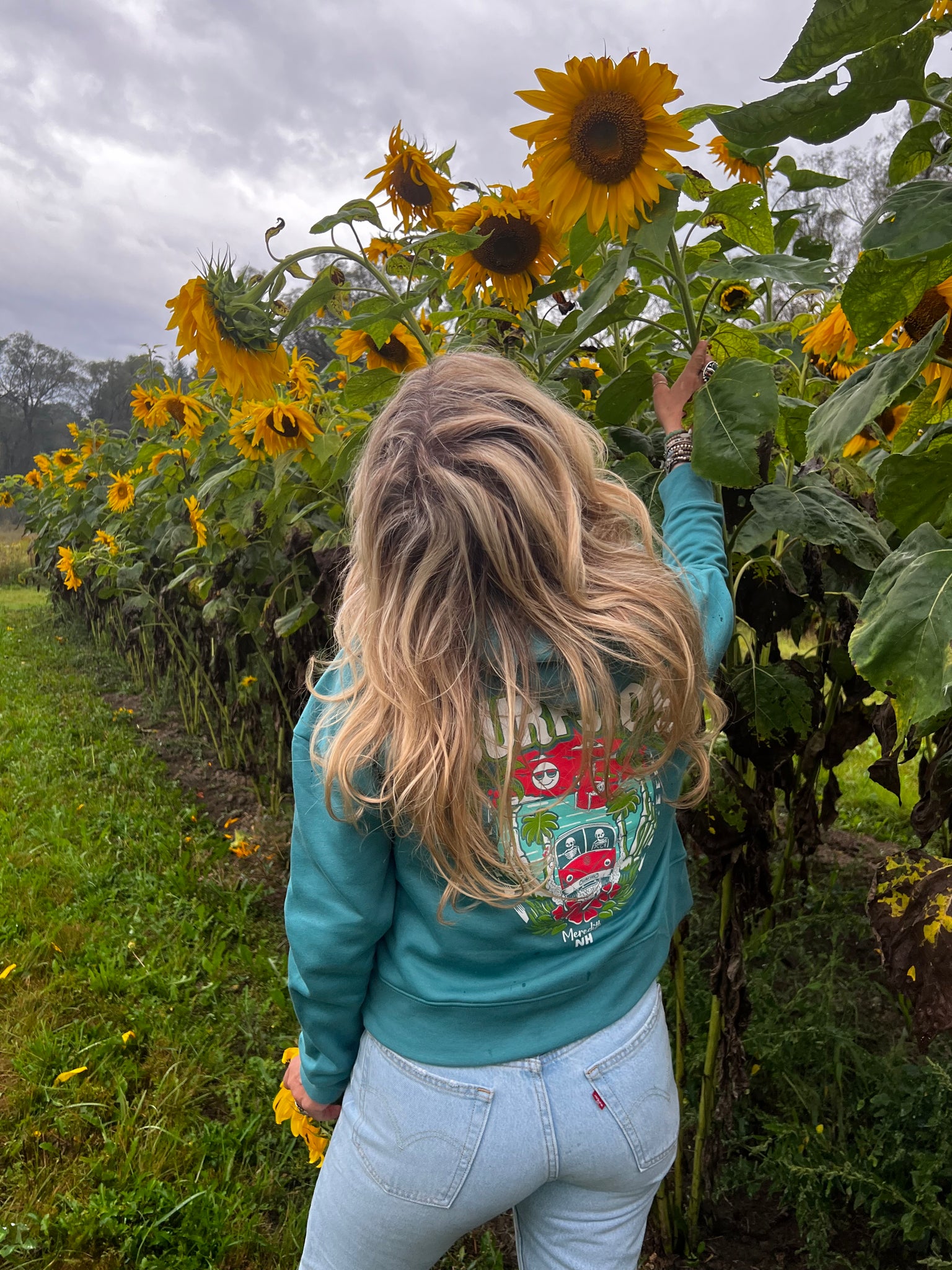 Skeleton Crop Top Ladies Hoodie Surfside Burger Bar