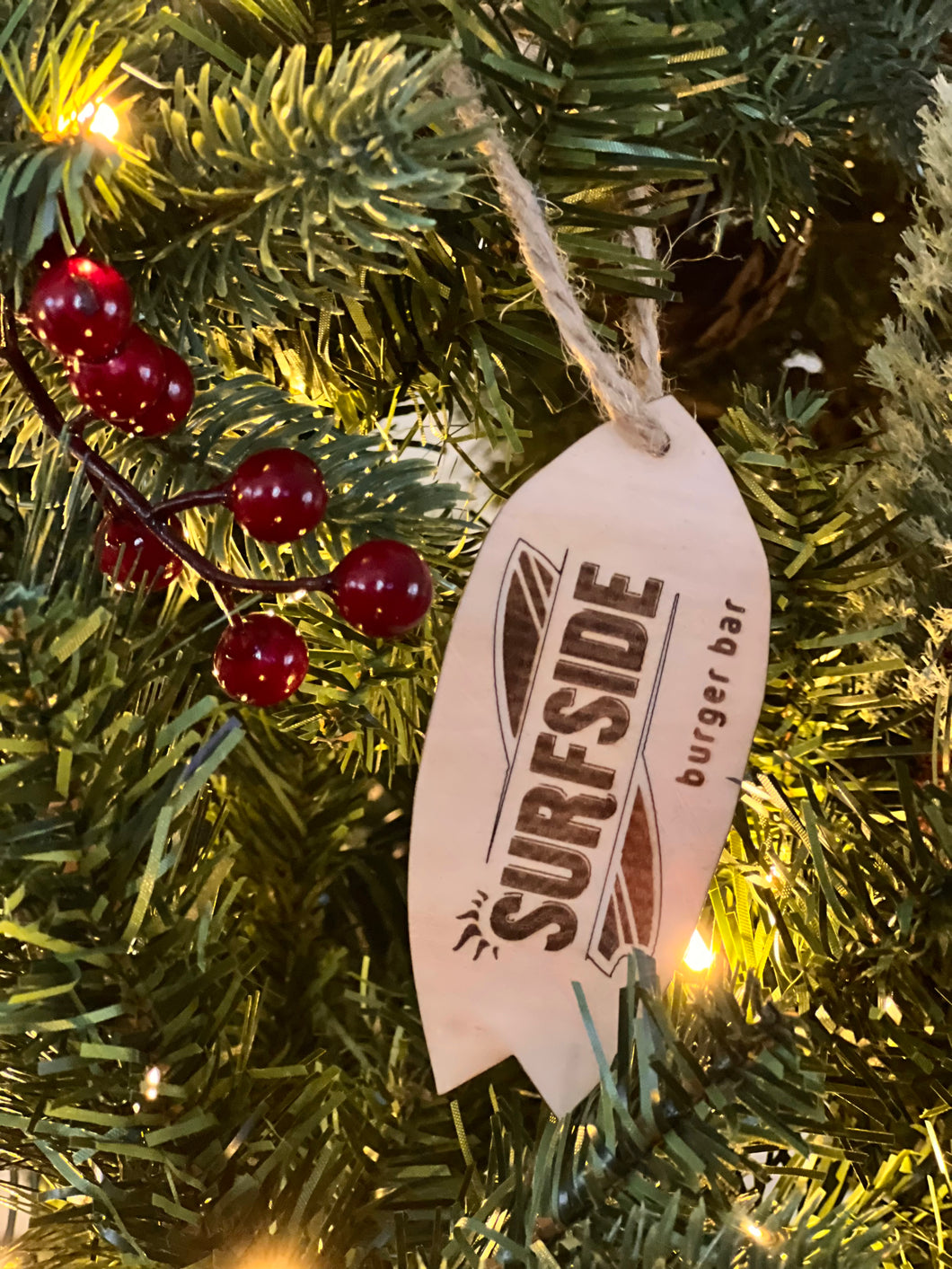 Surfside Surfboard Ornament